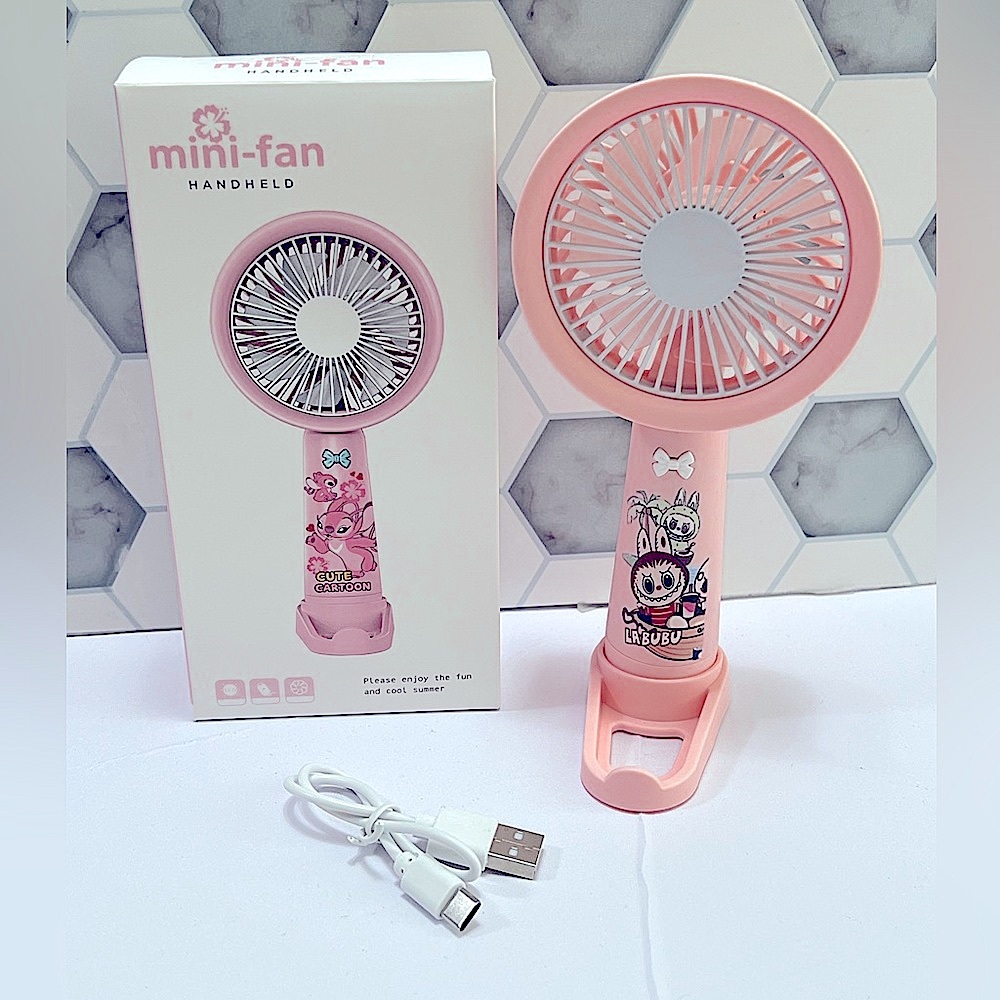 Rechargable Portable Monster Character Fan